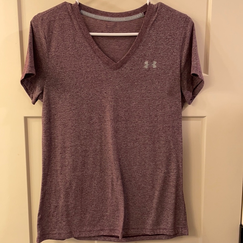 Under armour purple tee